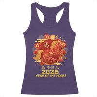 Chinese New Year 2026 Racerback Tank Top Year of The Horse - Wonder Print Shop