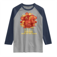 Chinese New Year 2026 Raglan Shirt Year of The Horse - Wonder Print Shop