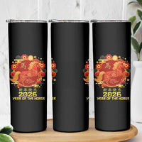 Chinese New Year 2026 Skinny Tumbler Year of The Horse - Wonder Print Shop