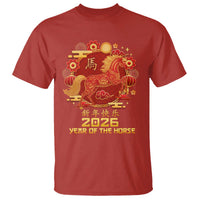 Chinese New Year 2026 T Shirt Year of The Horse - Wonder Print Shop
