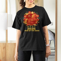 Chinese New Year 2026 T Shirt For Women Year of The Horse - Wonder Print Shop