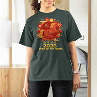 Chinese New Year 2026 T Shirt For Women Year of The Horse - Wonder Print Shop