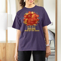 Chinese New Year 2026 T Shirt For Women Year of The Horse - Wonder Print Shop