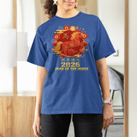 Chinese New Year 2026 T Shirt For Women Year of The Horse - Wonder Print Shop