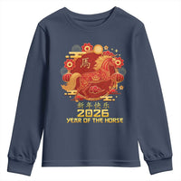 Chinese New Year 2026 Youth Sweatshirt Year of The Horse - Wonder Print Shop