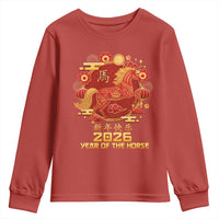 Chinese New Year 2026 Youth Sweatshirt Year of The Horse - Wonder Print Shop