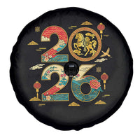 Hello 2026 Lunar New Year Spare Tire Cover Year of the Horse Chinese Zodiac - Wonder Print Shop