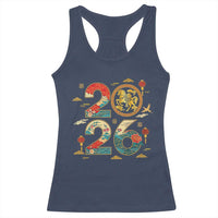 Hello 2026 Lunar New Year Racerback Tank Top Year of the Horse Chinese Zodiac - Wonder Print Shop