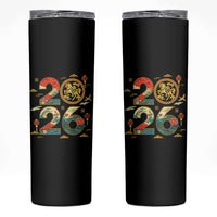 Hello 2026 Lunar New Year Skinny Tumbler Year of the Horse Chinese Zodiac - Wonder Print Shop