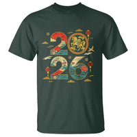 Hello 2026 Lunar New Year T Shirt Year of the Horse Chinese Zodiac - Wonder Print Shop