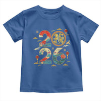 Hello 2026 Lunar New Year Toddler T Shirt Year of the Horse Chinese Zodiac - Wonder Print Shop