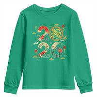 Hello 2026 Lunar New Year Youth Sweatshirt Year of the Horse Chinese Zodiac - Wonder Print Shop