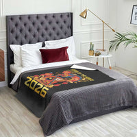 Chinese New Year 2026 Throw Blanket LYE Year of The Horse - Wonder Print Shop
