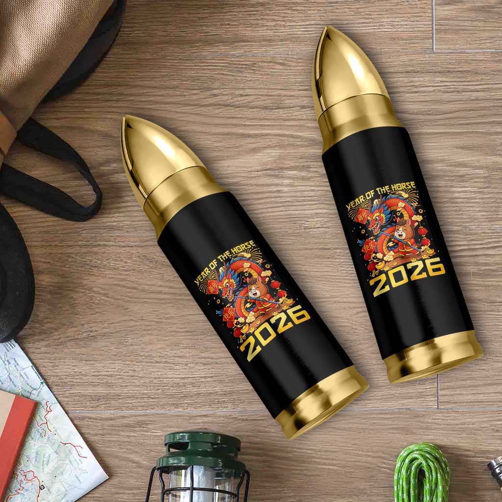Chinese New Year 2026 Bullet Tumbler LYE Year of The Horse - Wonder Print Shop