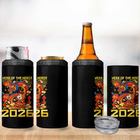 Chinese New Year 2026 4 in 1 Can Cooler Tumbler LYE Year of The Horse - Wonder Print Shop
