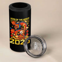 Chinese New Year 2026 4 in 1 Can Cooler Tumbler LYE Year of The Horse - Wonder Print Shop