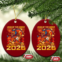 Chinese New Year 2026 Ceramic Ornament LYE Year of The Horse - Wonder Print Shop