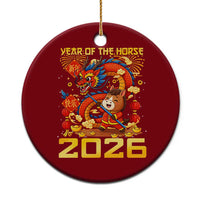 Chinese New Year 2026 Ceramic Ornament LYE Year of The Horse - Wonder Print Shop