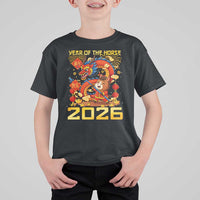 Chinese New Year 2026 T Shirt For Kid LYE Year of The Horse - Wonder Print Shop