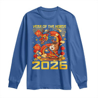 Chinese New Year 2026 Long Sleeve Shirt LYE Year of The Horse - Wonder Print Shop