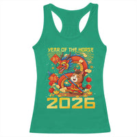 Chinese New Year 2026 Racerback Tank Top LYE Year of The Horse - Wonder Print Shop