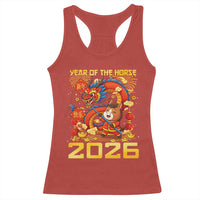 Chinese New Year 2026 Racerback Tank Top LYE Year of The Horse - Wonder Print Shop