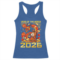 Chinese New Year 2026 Racerback Tank Top LYE Year of The Horse - Wonder Print Shop