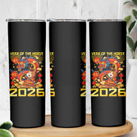 Chinese New Year 2026 Skinny Tumbler LYE Year of The Horse - Wonder Print Shop
