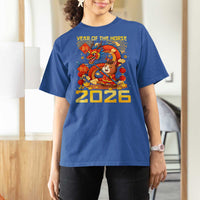 Chinese New Year 2026 T Shirt For Women LYE Year of The Horse - Wonder Print Shop