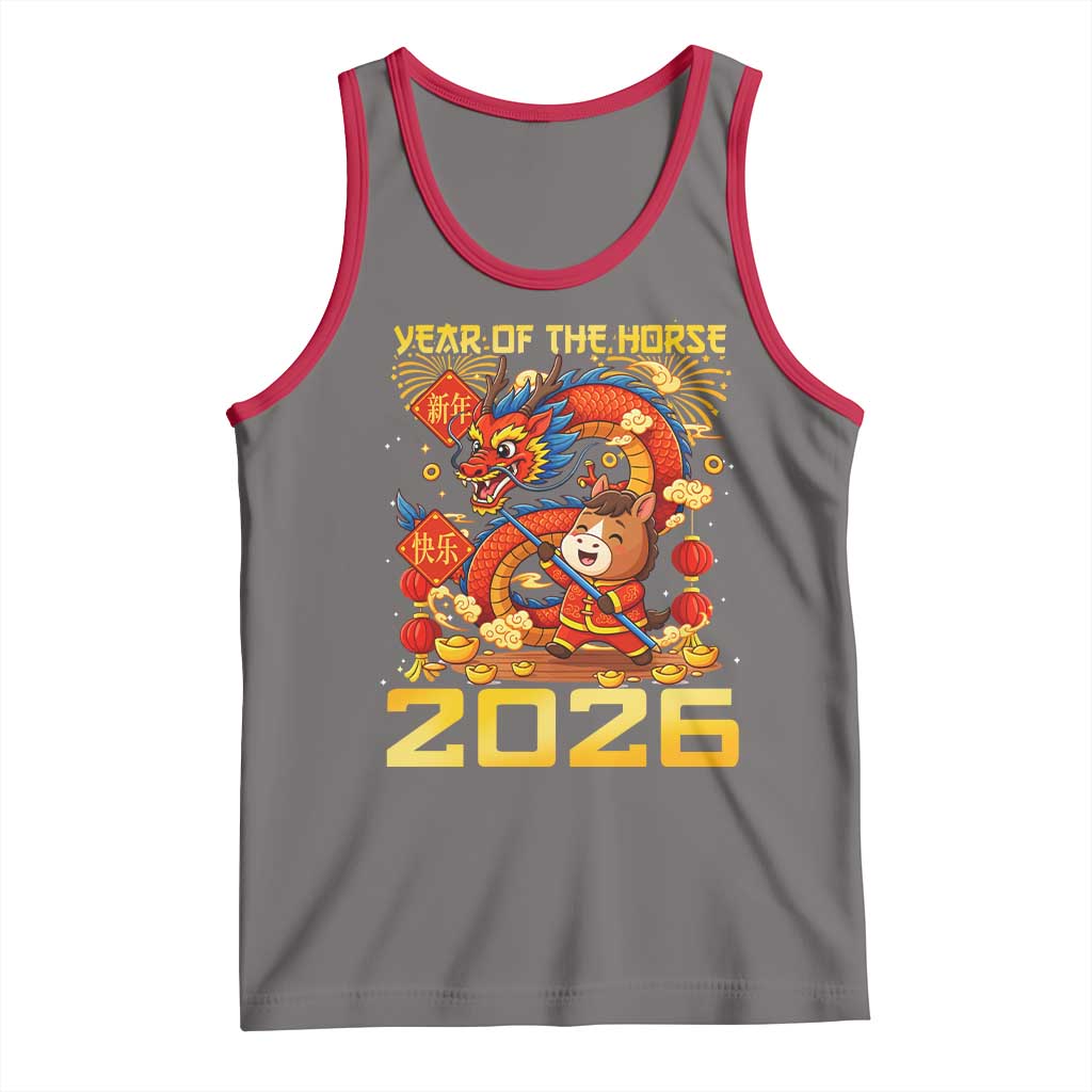 Chinese New Year 2026 Tank Top LYE Year of The Horse - Wonder Print Shop