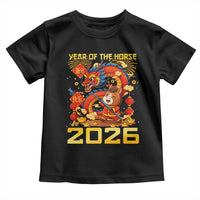 Chinese New Year 2026 Toddler T Shirt LYE Year of The Horse - Wonder Print Shop