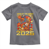 Chinese New Year 2026 Toddler T Shirt LYE Year of The Horse - Wonder Print Shop