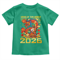 Chinese New Year 2026 Toddler T Shirt LYE Year of The Horse - Wonder Print Shop