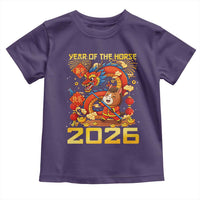 Chinese New Year 2026 Toddler T Shirt LYE Year of The Horse - Wonder Print Shop