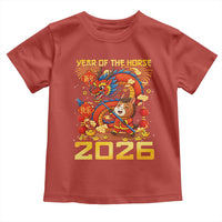 Chinese New Year 2026 Toddler T Shirt LYE Year of The Horse - Wonder Print Shop