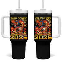 Chinese New Year 2026 Tumbler With Handle LYE Year of The Horse - Wonder Print Shop