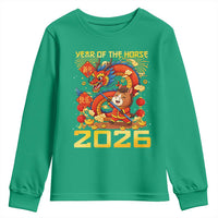 Chinese New Year 2026 Youth Sweatshirt LYE Year of The Horse - Wonder Print Shop