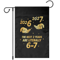 Funny 67 New Years Eve Garden Flag Six Seven Boys Kids NYE Party 6 7 Meme - Wonder Print Shop