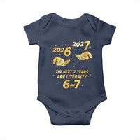 Funny 67 New Years Eve Baby Onesie Six Seven Boys Kids NYE Party 6 7 Meme - Wonder Print Shop