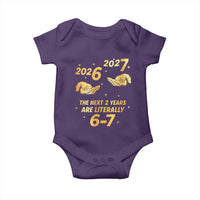 Funny 67 New Years Eve Baby Onesie Six Seven Boys Kids NYE Party 6 7 Meme - Wonder Print Shop