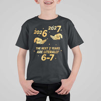 Funny 67 New Years Eve T Shirt For Kid Six Seven Boys Kids NYE Party 6 7 Meme - Wonder Print Shop