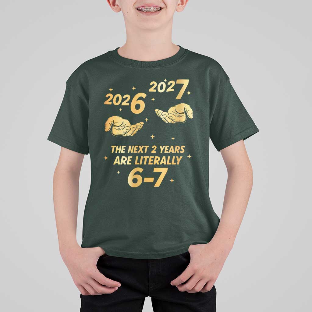Funny 67 New Years Eve T Shirt For Kid Six Seven Boys Kids NYE Party 6 7 Meme - Wonder Print Shop