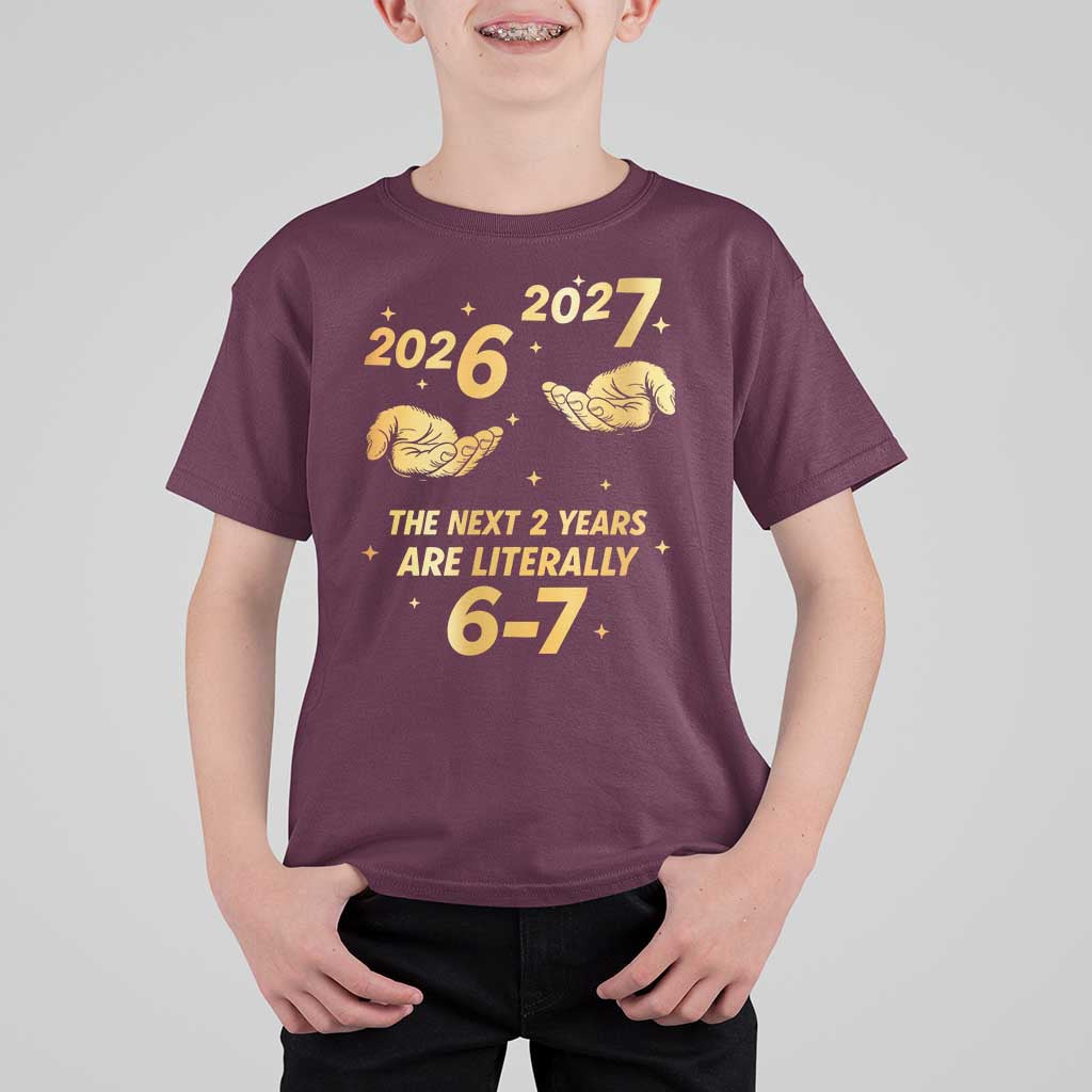 Funny 67 New Years Eve T Shirt For Kid Six Seven Boys Kids NYE Party 6 7 Meme - Wonder Print Shop