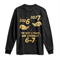 Funny 67 New Years Eve Long Sleeve Shirt Six Seven Boys Kids NYE Party 6 7 Meme - Wonder Print Shop