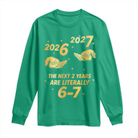 Funny 67 New Years Eve Long Sleeve Shirt Six Seven Boys Kids NYE Party 6 7 Meme - Wonder Print Shop