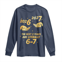 Funny 67 New Years Eve Long Sleeve Shirt Six Seven Boys Kids NYE Party 6 7 Meme - Wonder Print Shop