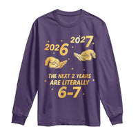 Funny 67 New Years Eve Long Sleeve Shirt Six Seven Boys Kids NYE Party 6 7 Meme - Wonder Print Shop