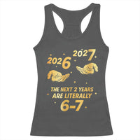 Funny 67 New Years Eve Racerback Tank Top Six Seven Boys Kids NYE Party 6 7 Meme - Wonder Print Shop