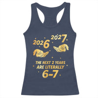 Funny 67 New Years Eve Racerback Tank Top Six Seven Boys Kids NYE Party 6 7 Meme - Wonder Print Shop