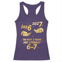 Funny 67 New Years Eve Racerback Tank Top Six Seven Boys Kids NYE Party 6 7 Meme - Wonder Print Shop